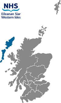 NHS Western Isles region map