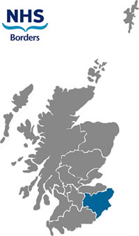 NHS Borders region map