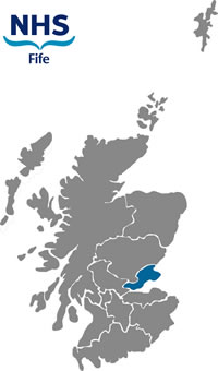 NHS Fife region map